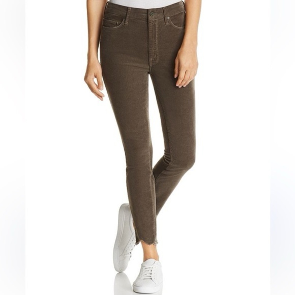Mother High Waisted Looker Ankle Chew Hopscotch Pant